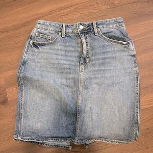 Old Navy High Rise Jean Skirt